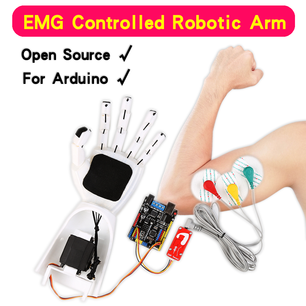 Diy Electronics Kits - EMG 센서 로봇 팔 전기 근육