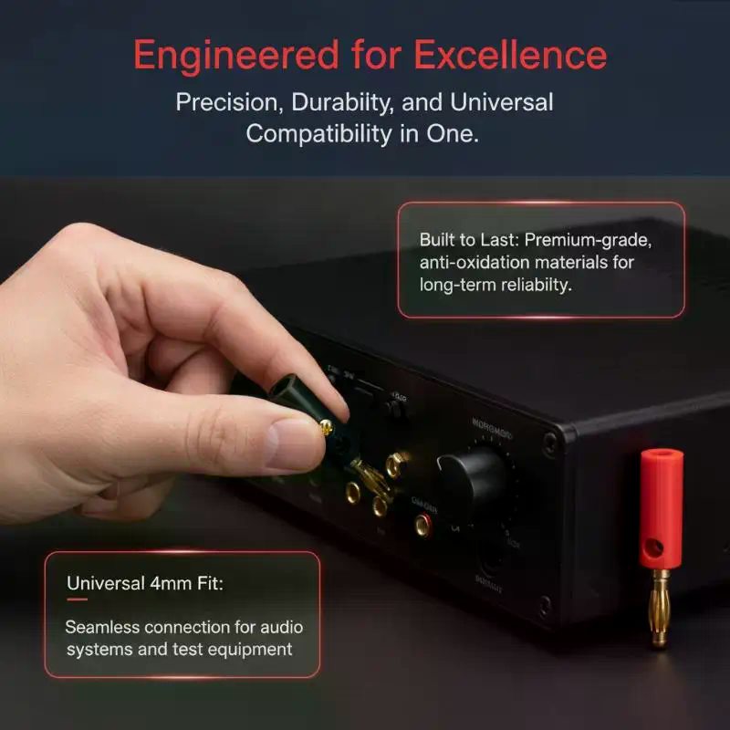 Diy Audio Electronics Projects - 10Pcs 4MM 바나나 플러그 소켓 터미널