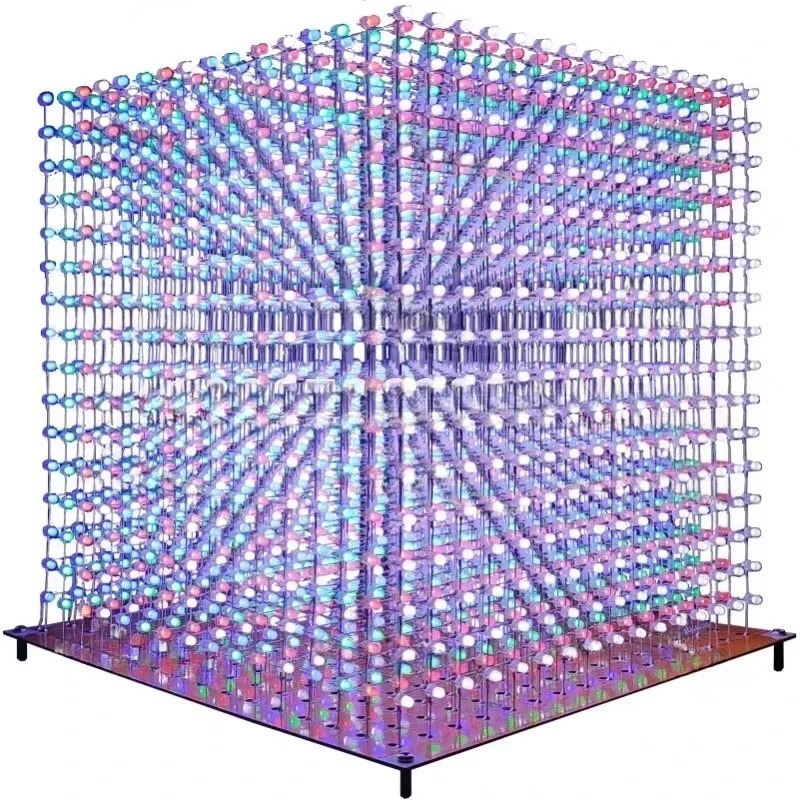 Diy For Electronics - 3 D16mini 라이트 큐브 키트 16x16x16