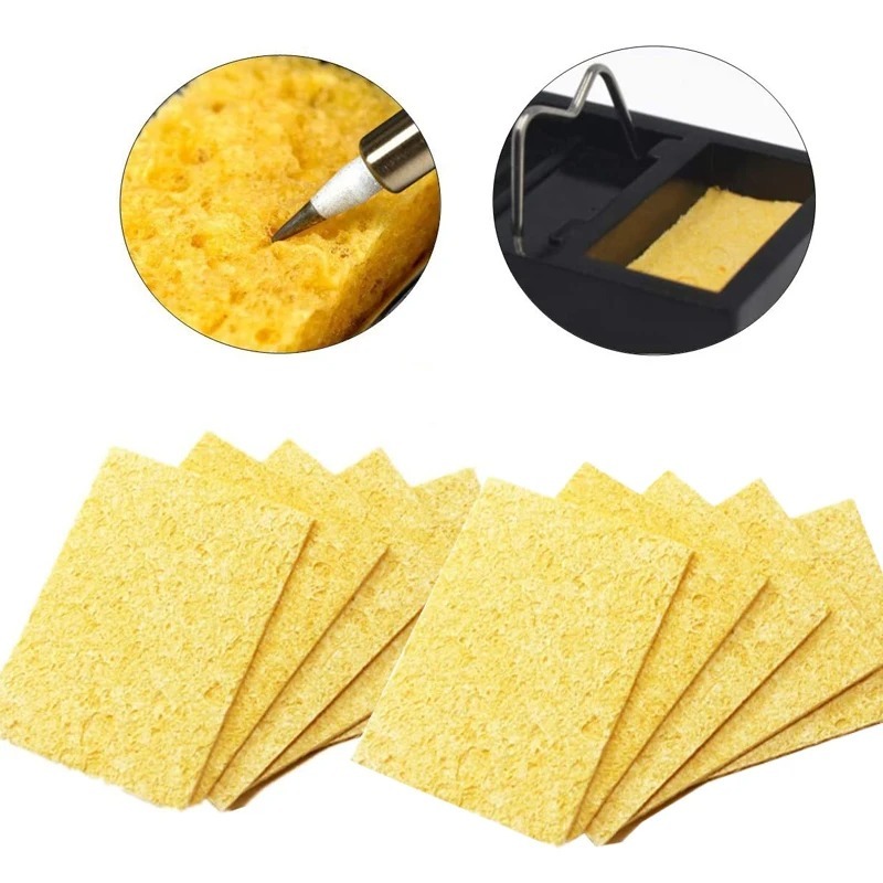 Diy Electronics Soldering Kit - 10Pcs 6x6cm 납땜 인두 청소 스폰지,