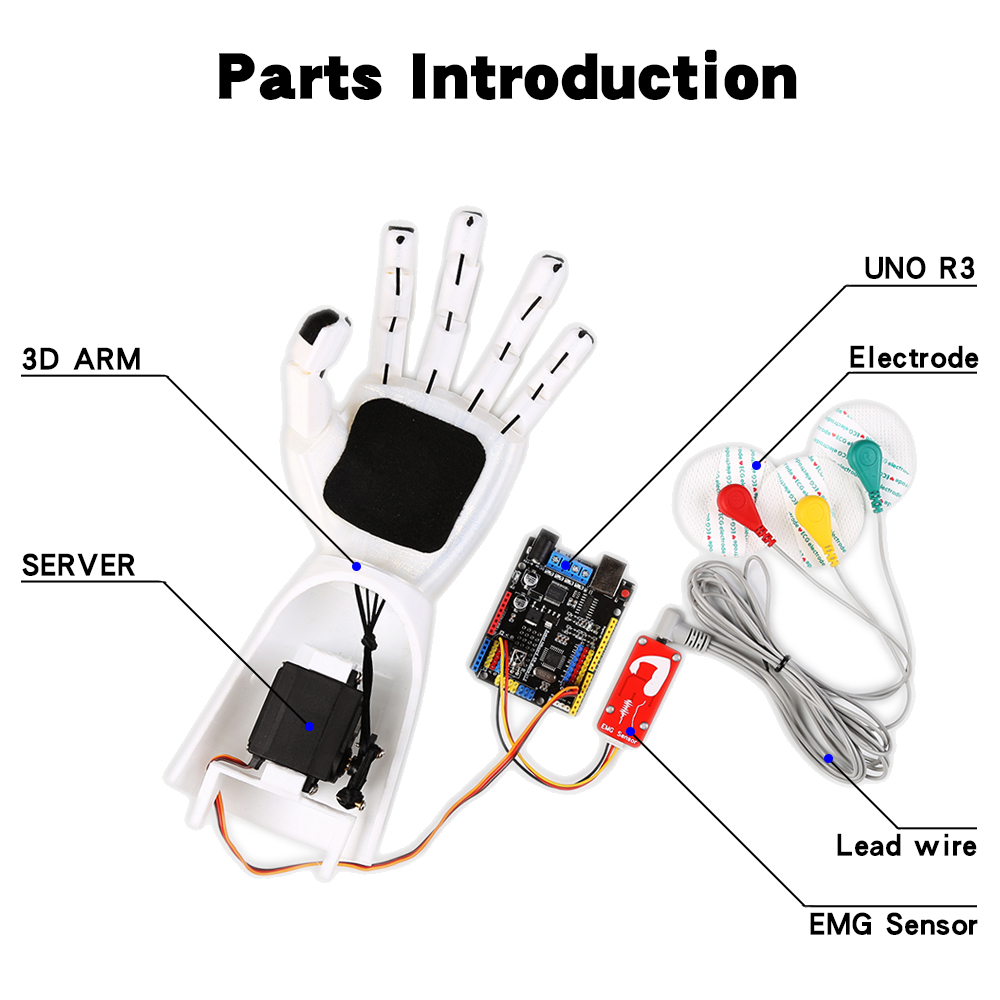 EMG 센서 로봇 팔 전기 근육 신호 센서 로봇 팔,  - Diy Electronics Kits 리뷰 및 가격
