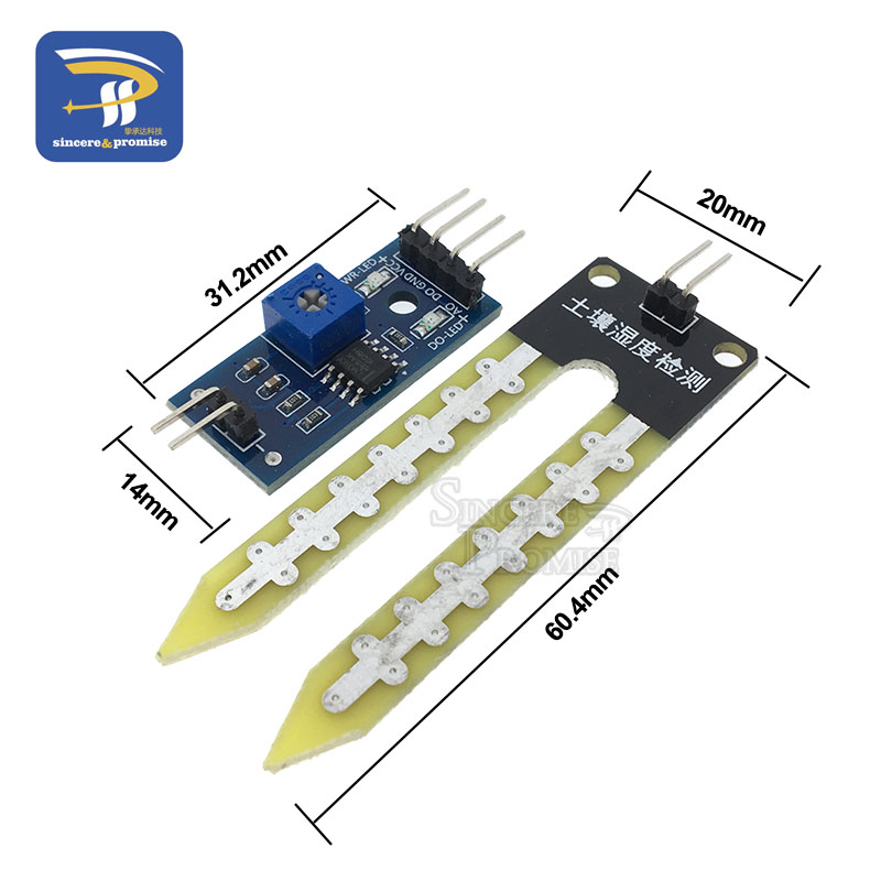 스마트 전자 토양 수분 습도계 감지 습도 센서 모듈 아 - Diy Analog Electronics 리뷰 및 가격