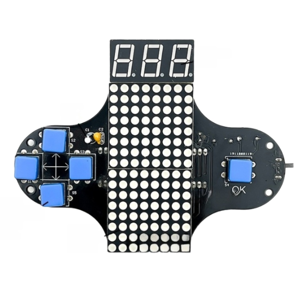 블록 퍼즐 스네이크 게임 PCB 저항기, 커패시터 및  - Diy Electronics Game 리뷰 및 가격