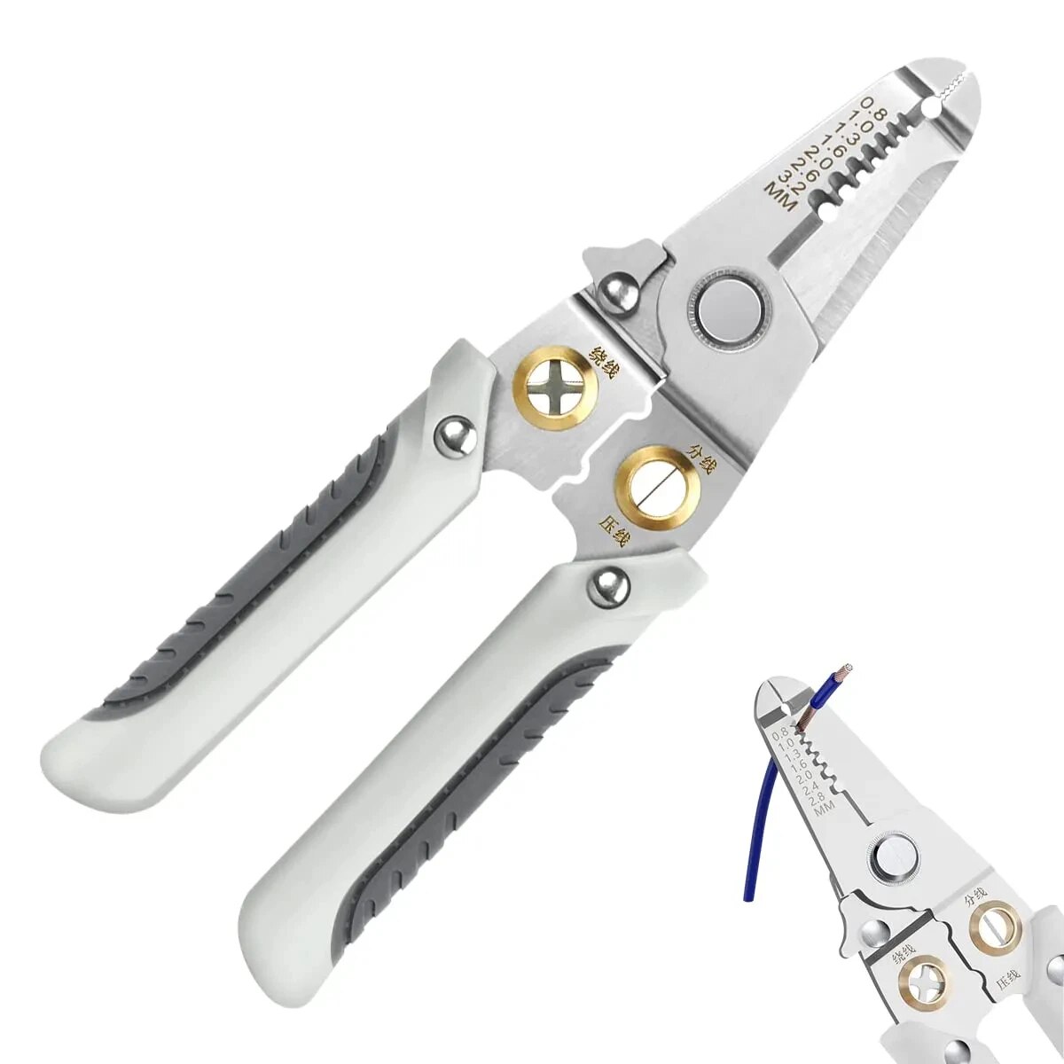 6 In 1 와이어 스트리퍼 특수 와이어 펜치 도구 전 - Wire Stripper Cutter 리뷰 및 가격