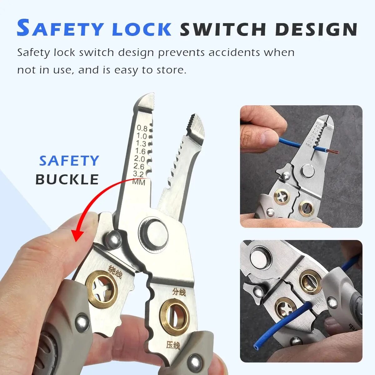 6 In 1 와이어 스트리퍼 특수 와이어 펜치 도구 전 - Wire Stripper Cutter 리뷰 및 가격