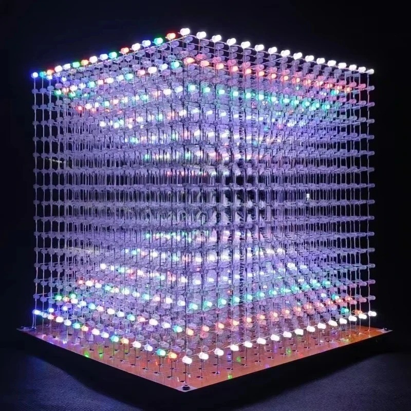 3 D16mini 라이트 큐브 키트 16x16x16 전 - Diy For Electronics 리뷰 및 가격