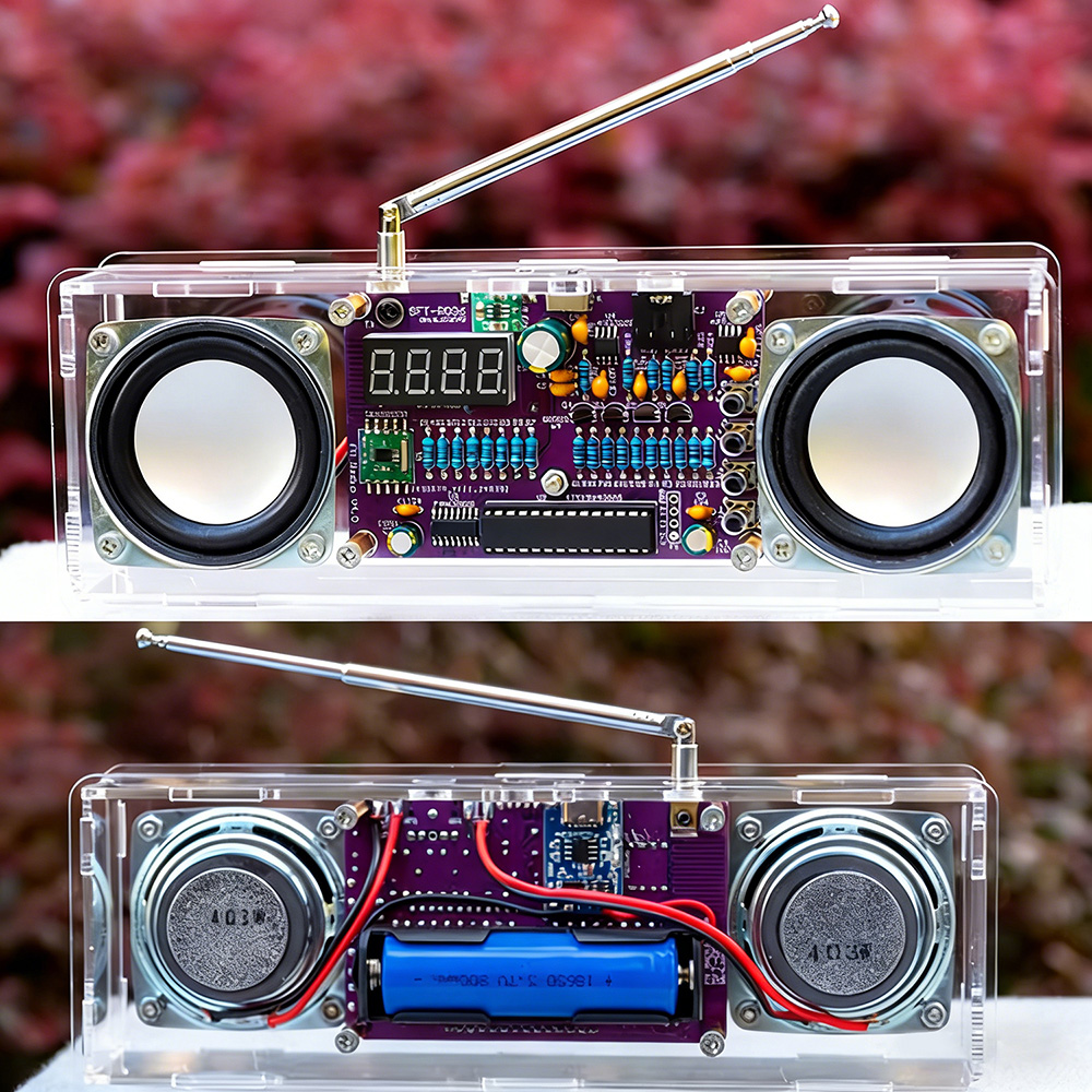 87.5-108MHz 듀얼 채널 FM 라디오 전자 DI - Diy Audio Electronics Projects 리뷰 및 가격