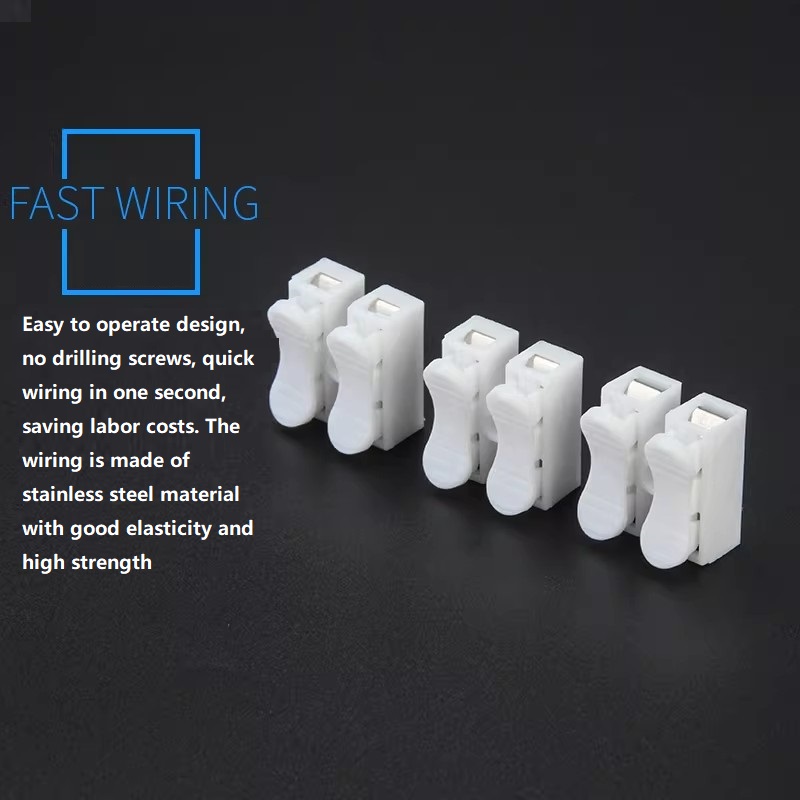 50개 무접점 퀵 와이어 커넥터 1P 2P용 스프링 클 - Diy Electronics Wire 리뷰 및 가격