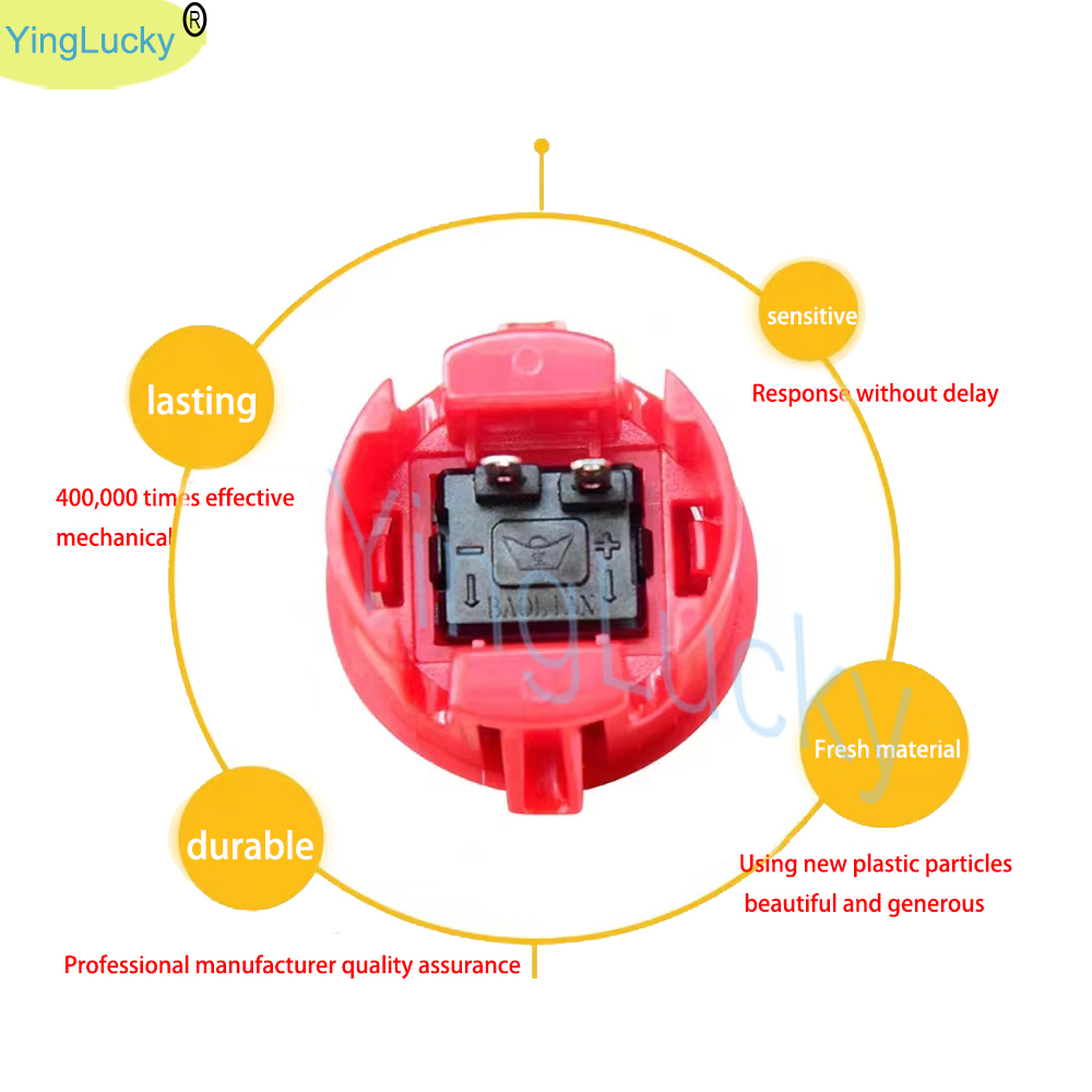 12pcs 아케이드 푸시 버튼, 산와 히타치 컨트롤러, - Diy Electronics Game 리뷰 및 가격