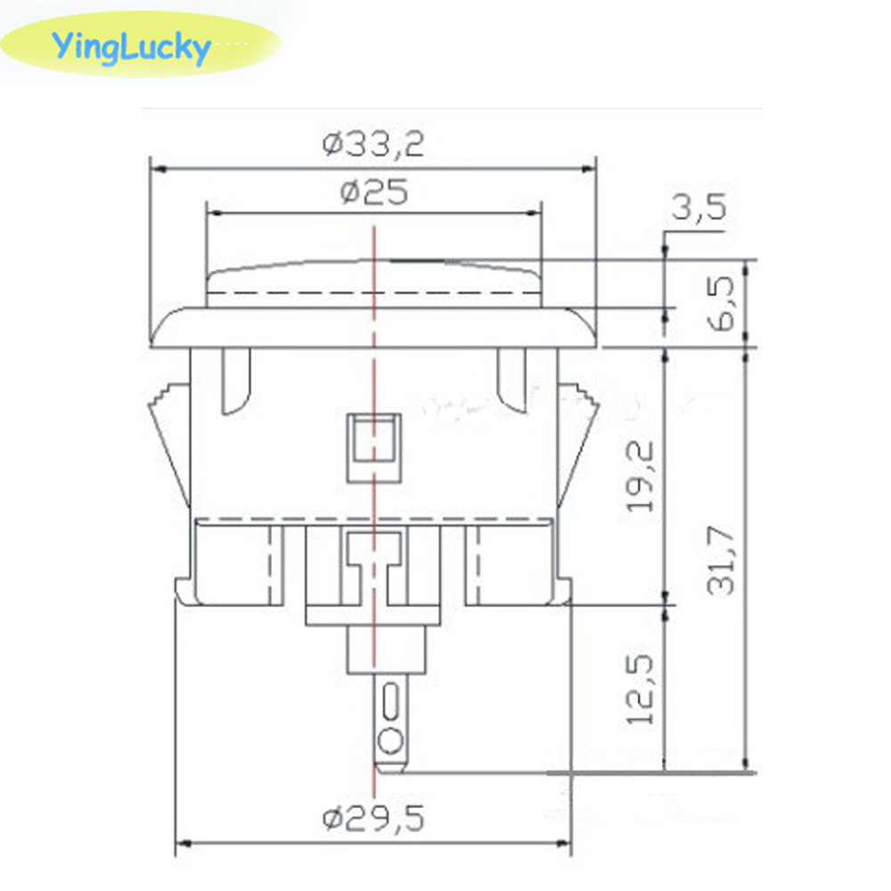 12pcs 아케이드 푸시 버튼, 산와 히타치 컨트롤러, - Diy Electronics Game 리뷰 및 가격