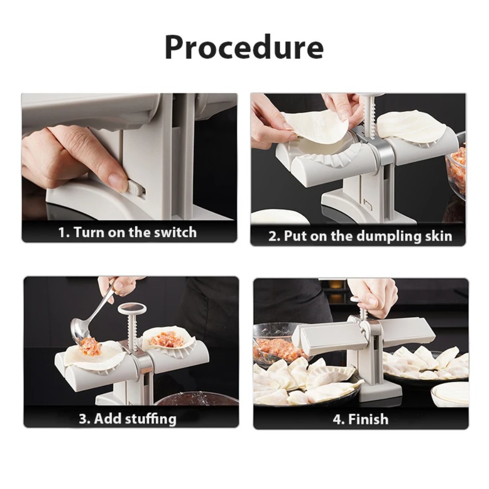 자동 만두 기계 청소 용이 이중 헤드 프레스 다이 파이 - Diy Electronics Starter Kit 리뷰 및 가격