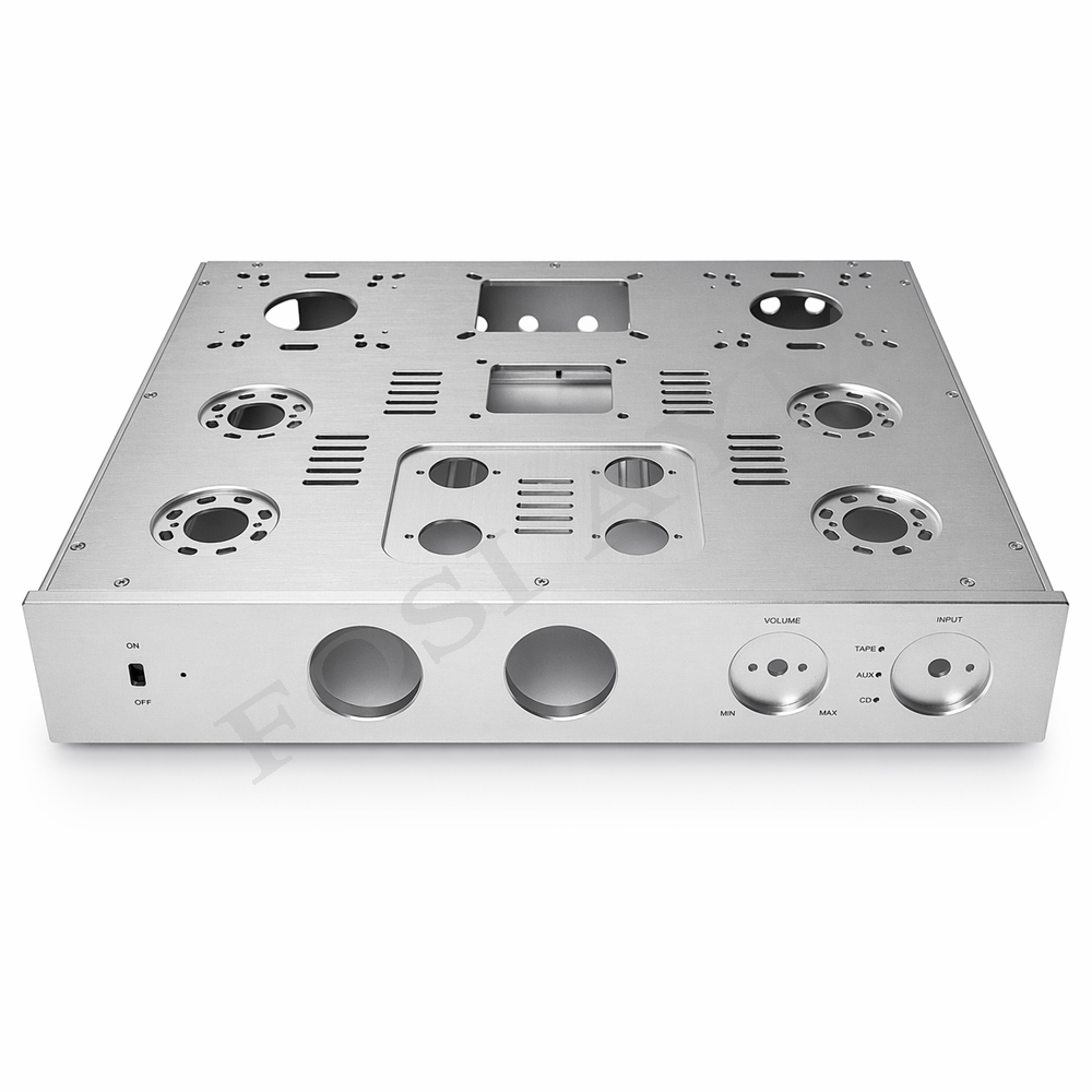 FOSI AYM 415x330x70mm 전체 알루미늄  - Diy Analog Electronics 리뷰 및 가격